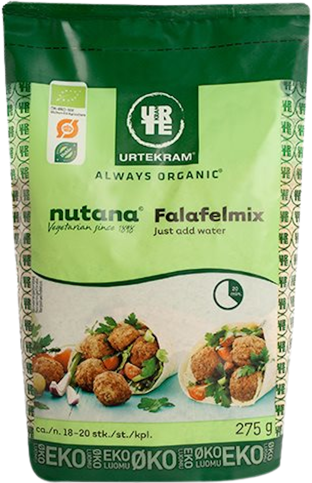 Tilbud på Falafelmix Øko (Nutana) fra Helsam til 31,95 kr.