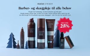 udvalgt Matas Striber Men barber og skægpleje