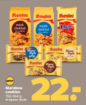 Marabou cookies