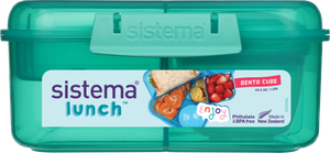 Sistema - Bento Cube 1,25L - Minty teal