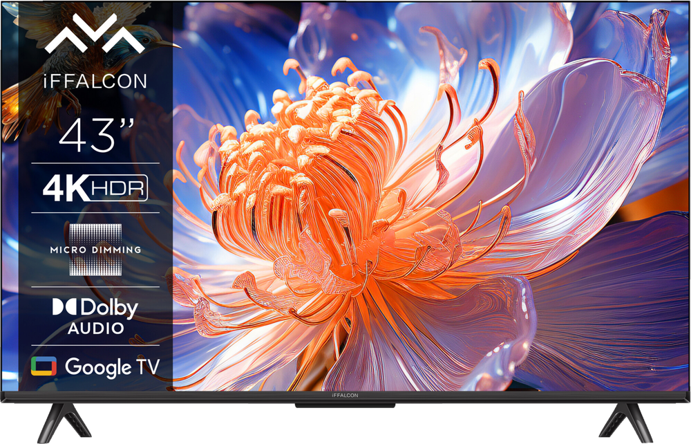 Tilbud på iFFALCON 43" U64 4K TV (2024) fra Elgiganten til 1.790 kr.