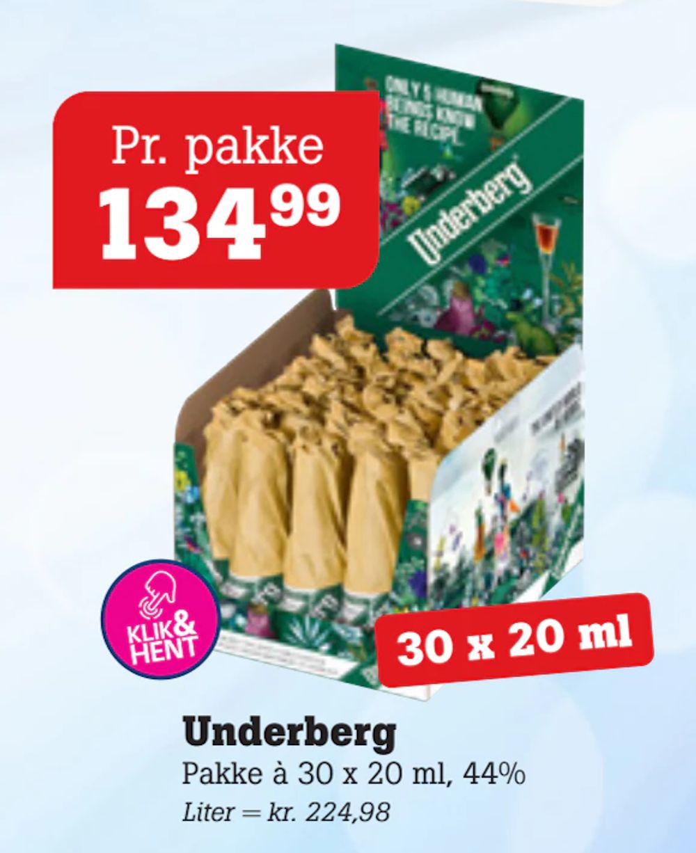Tilbud på Underberg fra Poetzsch Padborg til 134,99 kr.