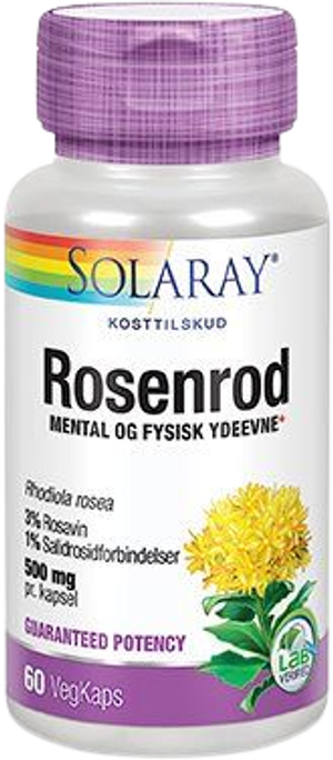 Rosenrod GP Ekstrakt 500 mg (Solaray)