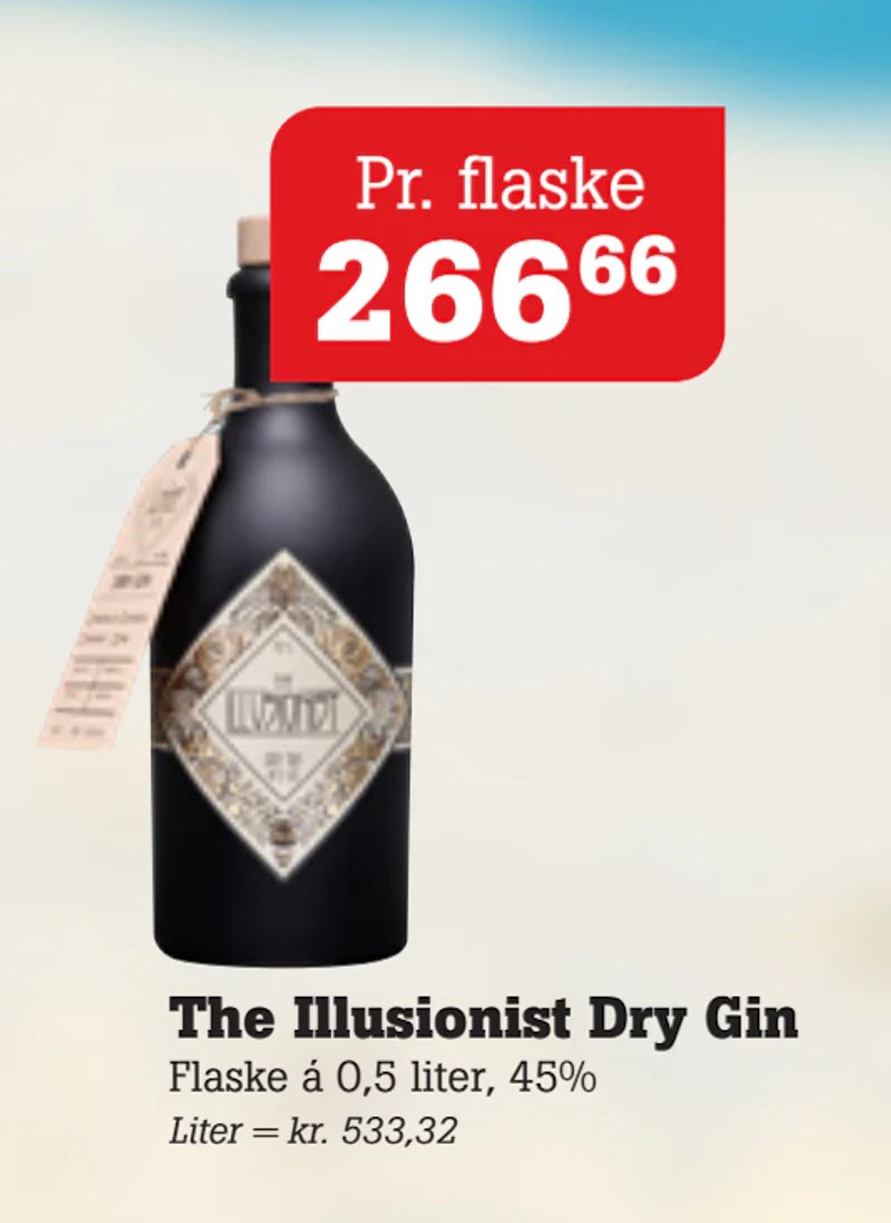 Tilbud på The Illusionist Dry Gin fra Poetzsch Padborg til 266,66 kr.