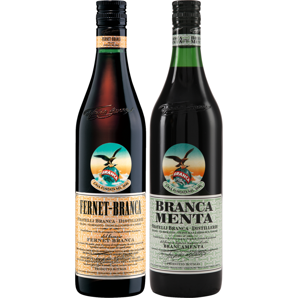 Tilbud på Fernet Branca el. Branca Menta fra Fleggaard til 159,99 kr.