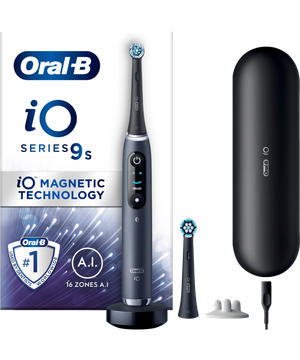 Oral-B iO 9s elektrisk tandbørste 387071 (sort onyx). Fås i flere farver.