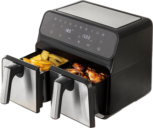 Airfryer Fryinn Double 8000 Sort 3400 W 8 L Rustfrit stål