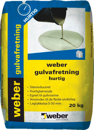 Gulvafretning - Hurtig (Weber)