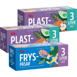 Fryspåsar, Plastpåsar