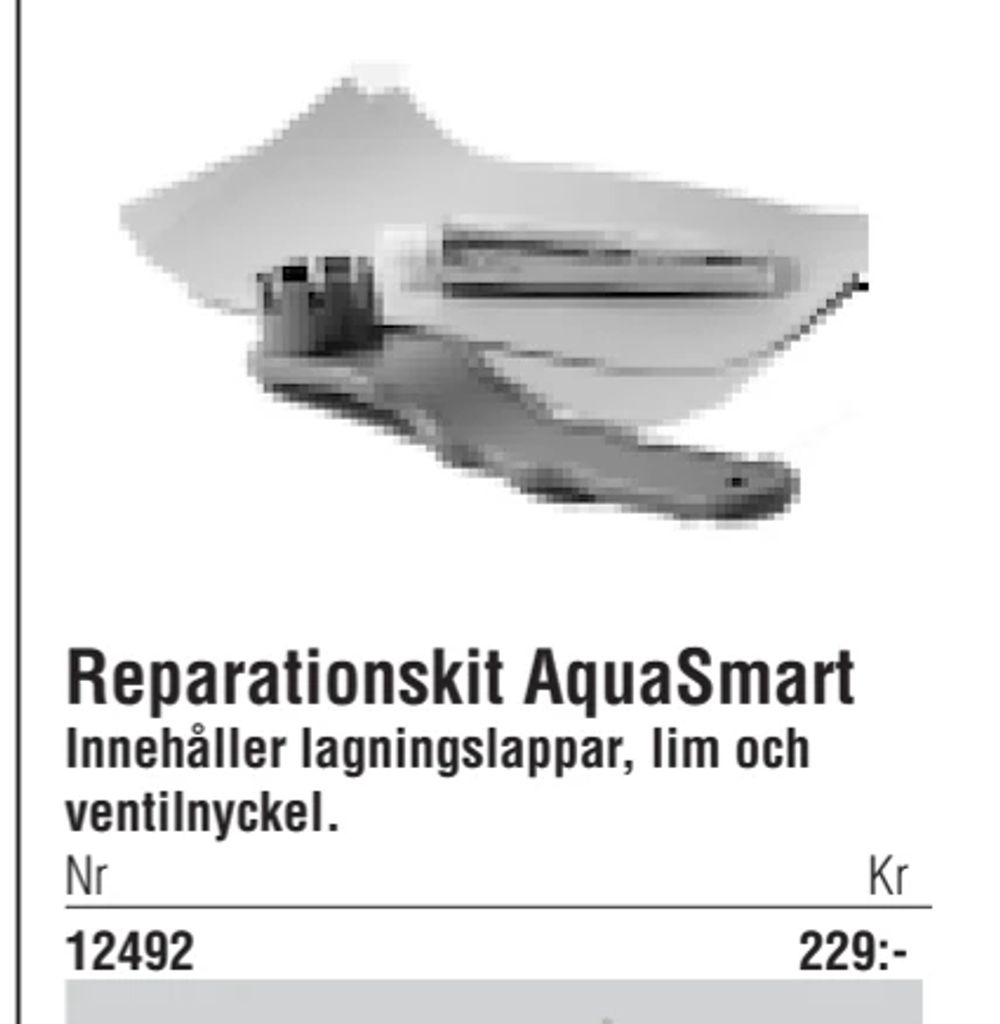 Erbjudanden på Reparationskit AquaSmart från Erlandsons Brygga för 229 kr