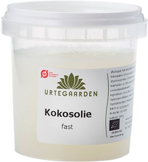 Kokosolie, fast Øko (Urtegaarden)