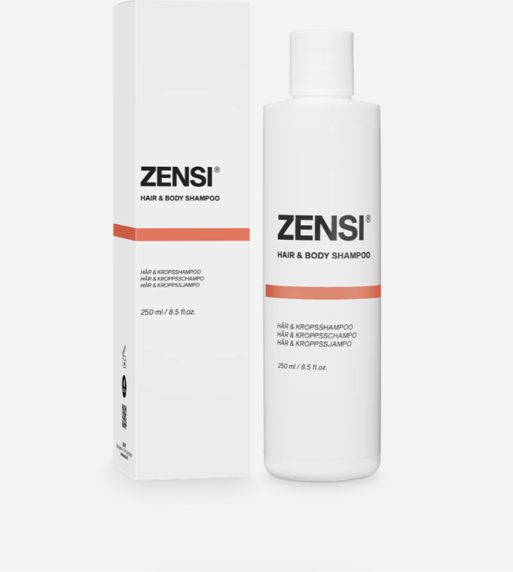 Tilbud på ZENSI Hair & Body Shampoo 250 ml fra ComputerSalg til 95 kr.