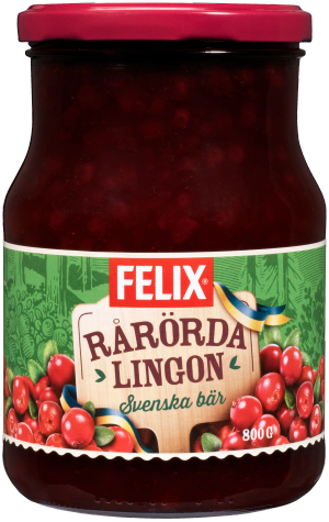 Rårörda lingon (Felix)