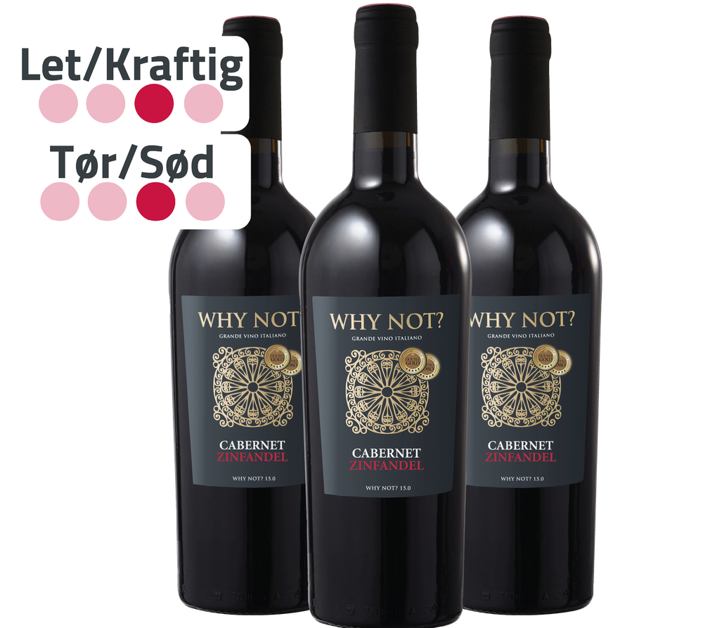 Tilbud på Why Not Cabernet Zinfandel fra Fleggaard til 39,99 kr.