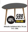 Mikado Sofabord 60 x 74 cm