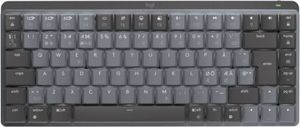 Logitech® | MX Keys Mechanical Mini - Tastatur - bagbelyst - Bluetooth, 2.4 GHz - Pan Nordic - tastkontakt: GL Linear - Grafit