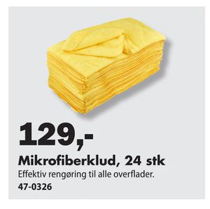 Mikrofiberklud, 24 stk