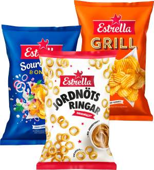 Chips, Ringar, Ostbågar (Estrella)