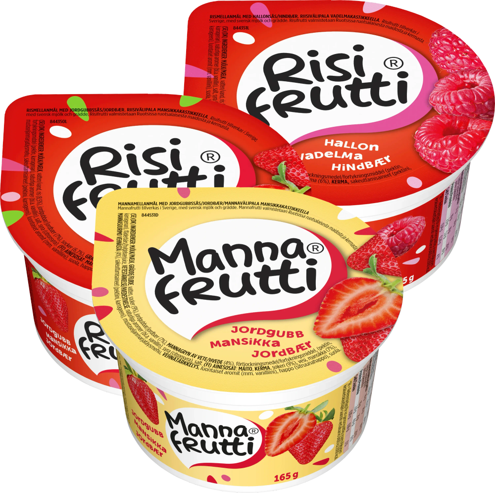 Erbjudanden på Risi-, Mannafrutti (Risifrutti) från ICA Supermarket för 60 kr