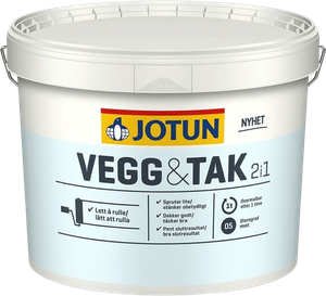 Jotun Vägg&Tak Vit/A-Bas 2,7 L. (JOTUN)