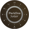 ParkOne Solar elektronisk p-skive sort