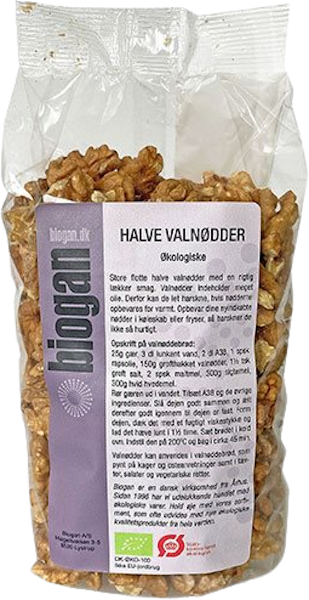 Tilbud på Valnødder halve Øko (Biogan) fra Helsam til 97,95 kr.