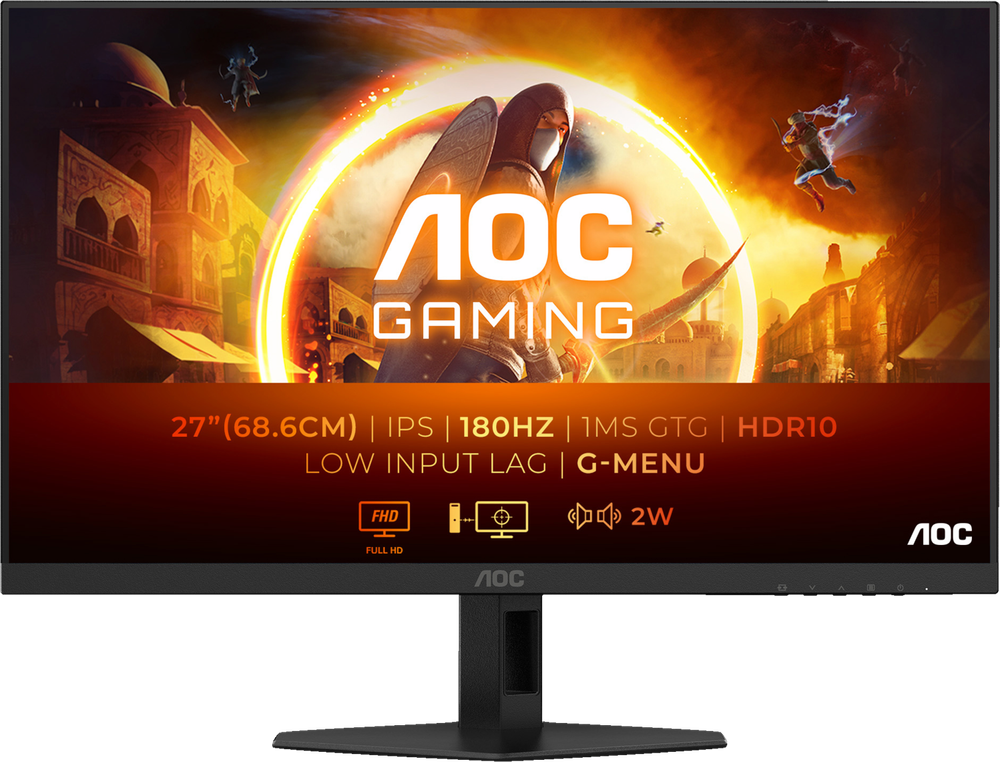 Tilbud på AOC 27G4XE 27" gaming-skærm fra Elgiganten til 1.199 kr.