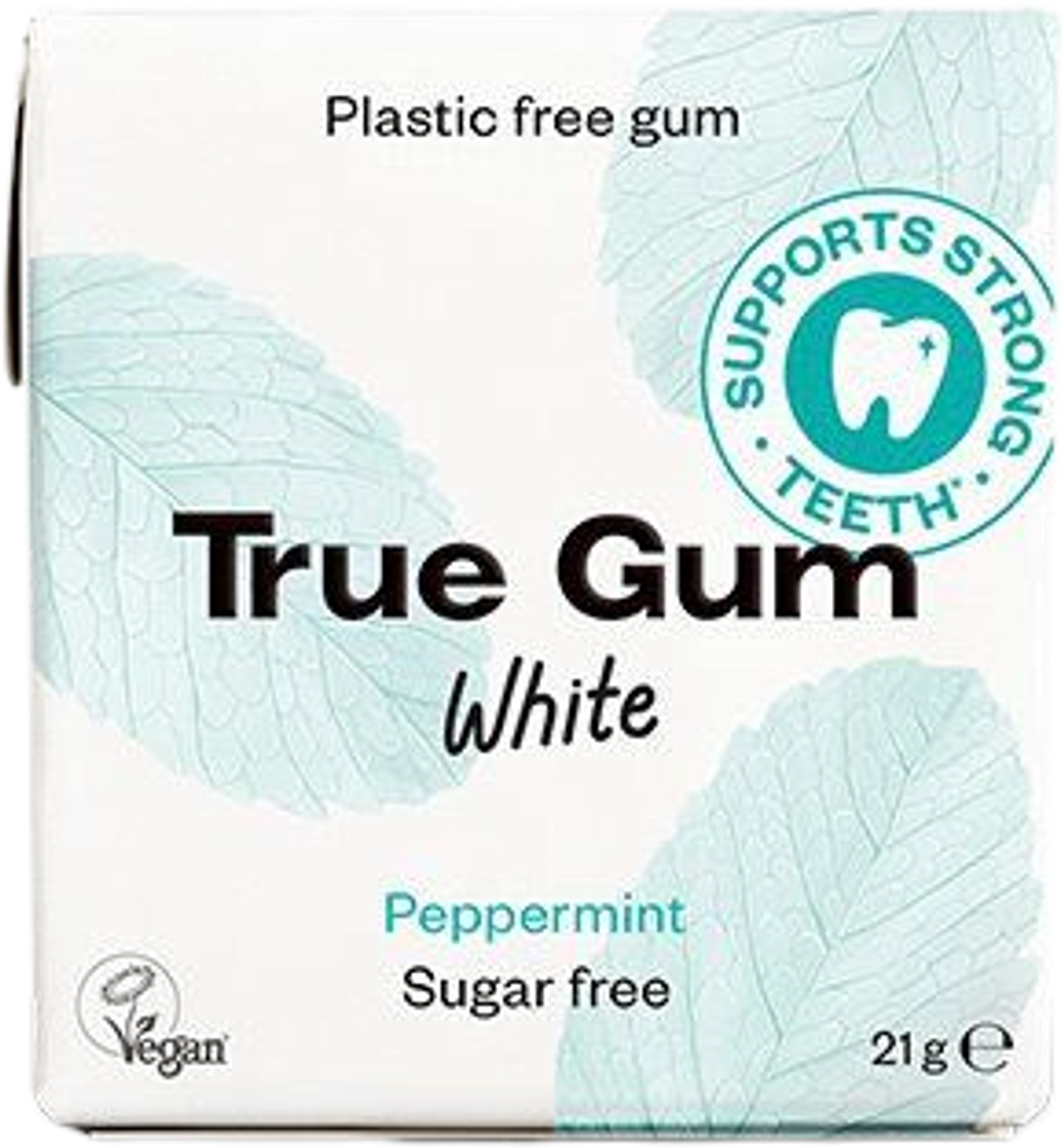 Tilbud på Tyggegummi White (True Gum) fra Helsam til 17,95 kr.