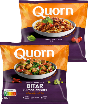 Frysta vegoprodukter (Quorn)