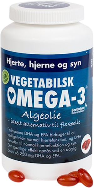 Omega-3 vegetabilsk algeolie (Berthelsen)