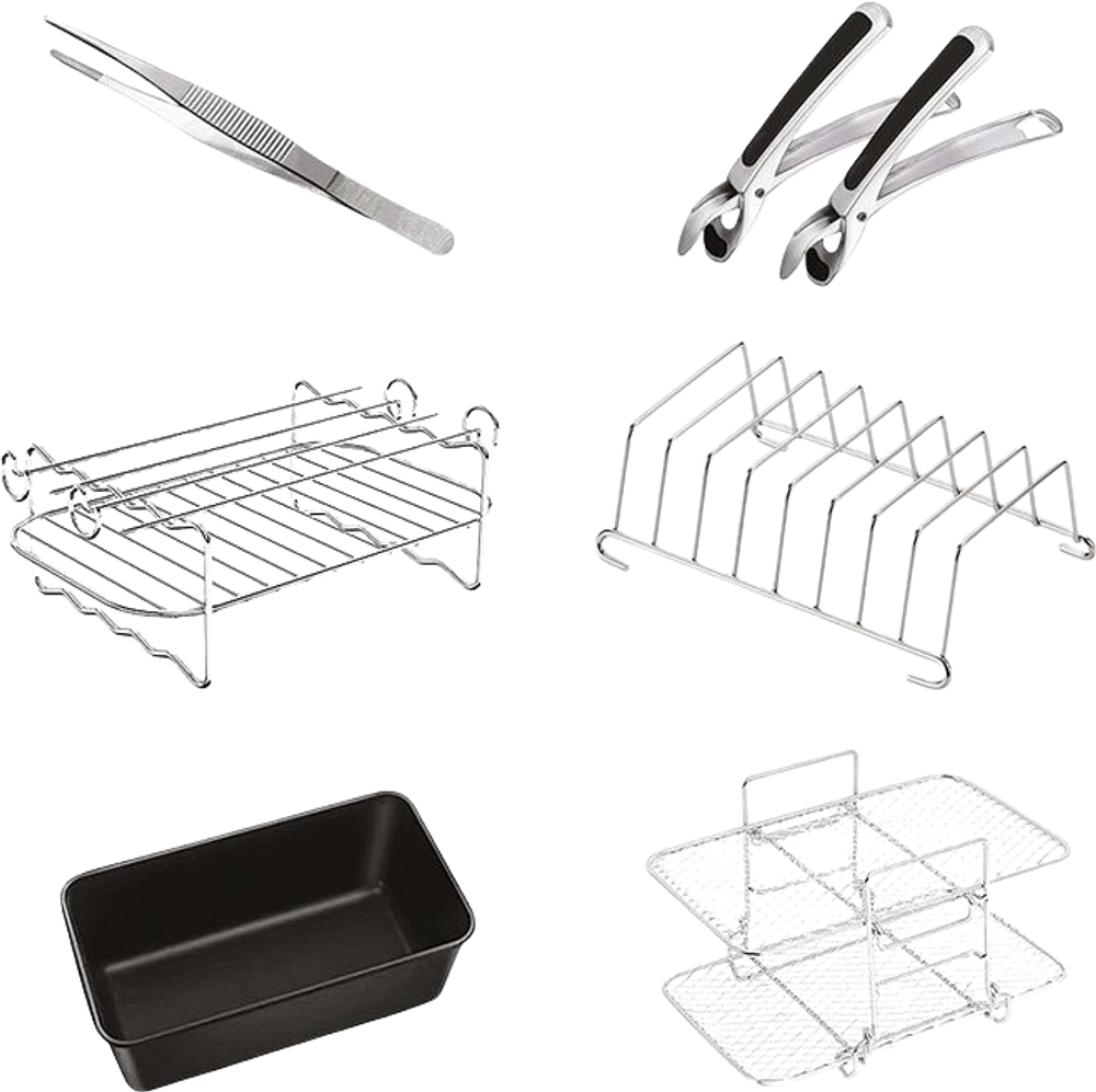 Tilbud på Casper Sobczyk tilbehør sæt til airfryer med 6 dele fra Kop & Kande til 249,95 kr.
