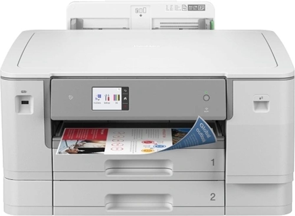 Tilbud på Brother HL-J6010DW - Printer - farve - Duplex - blækprinter - A3/Ledger - 1200 x 4800 dpi - op til 30 spm (mono) / op til 30 spm (farve) - kapacitet: fra ComputerSalg til 2.898 kr.