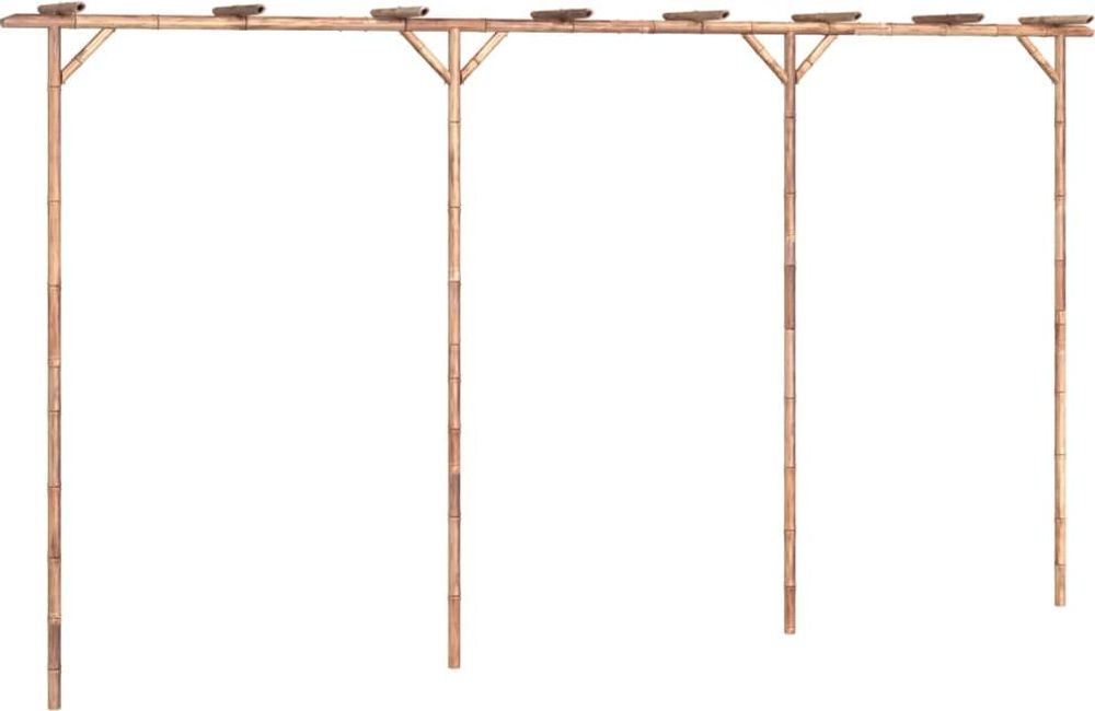 Tilbud på vidaXL pergola 385x40x205 cm bambus fra vidaXL.dk til 648 kr.