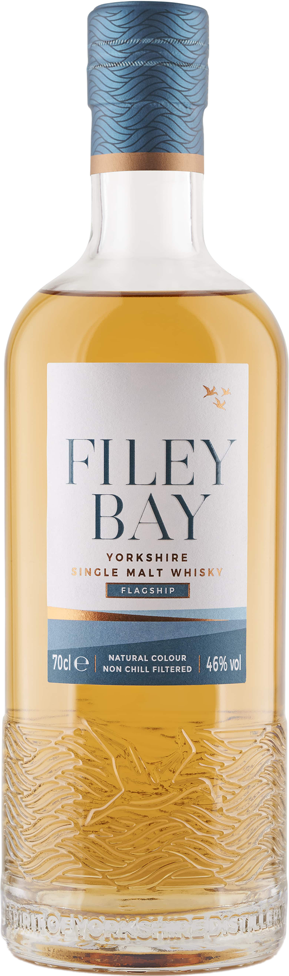 Erbjudanden på Filey Bay Single Malt Flagship från Fleggaard för 40,27 €