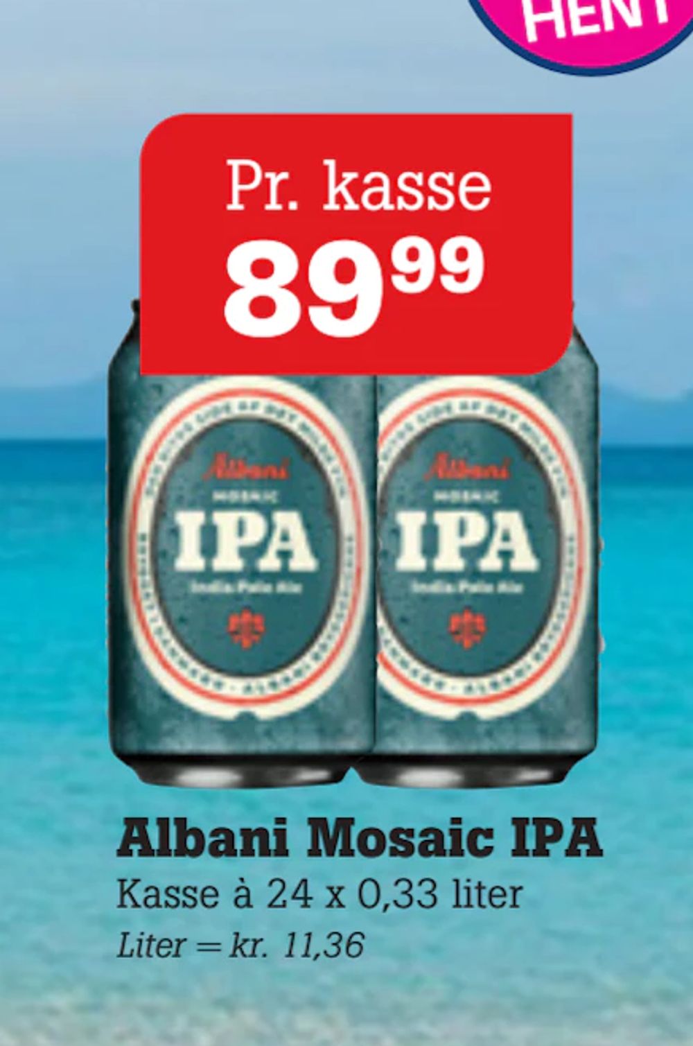 Tilbud på Albani Mosaic IPA fra Poetzsch Padborg til 89,99 kr.