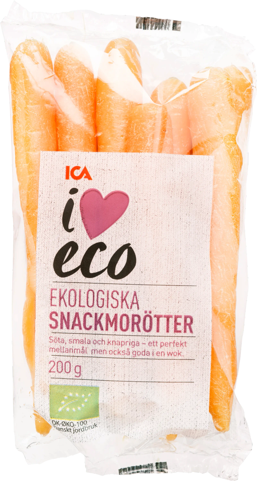 Erbjudanden på Ekologiska snackmorötter i påse (ICA) från ICA Kvantum för 10 kr