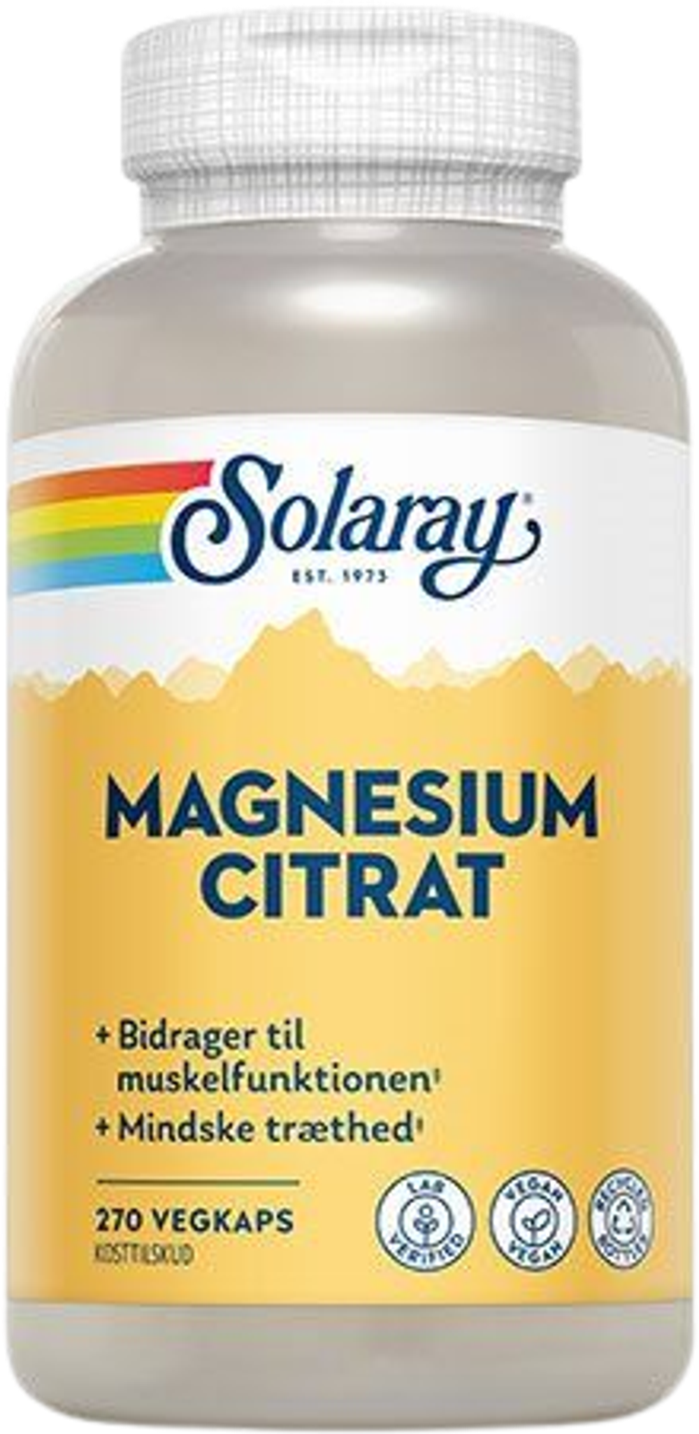 Tilbud på Magnesium Citrat, 270 stk (Solaray) fra Helsam til 255,95 kr.