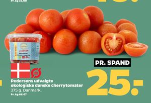 Pedersens udvalgte økologiske danske cherrytomater