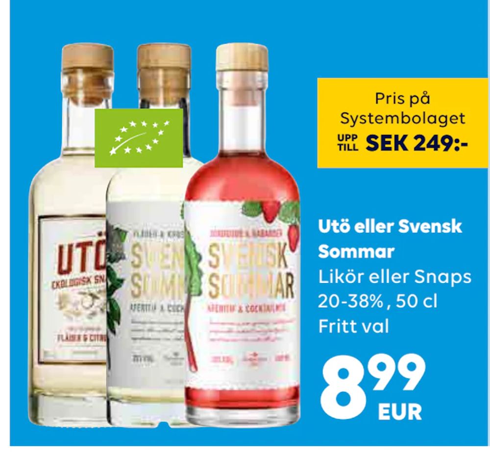 Erbjudanden på Utö eller Svensk Sommar från Bordershop för 8,99 €