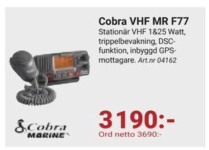 Cobra VHF MR F77