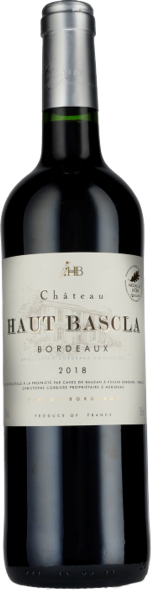 Chateau Haut Bascla Bordeaux Rouge (2018) (Caves De Rauzan)