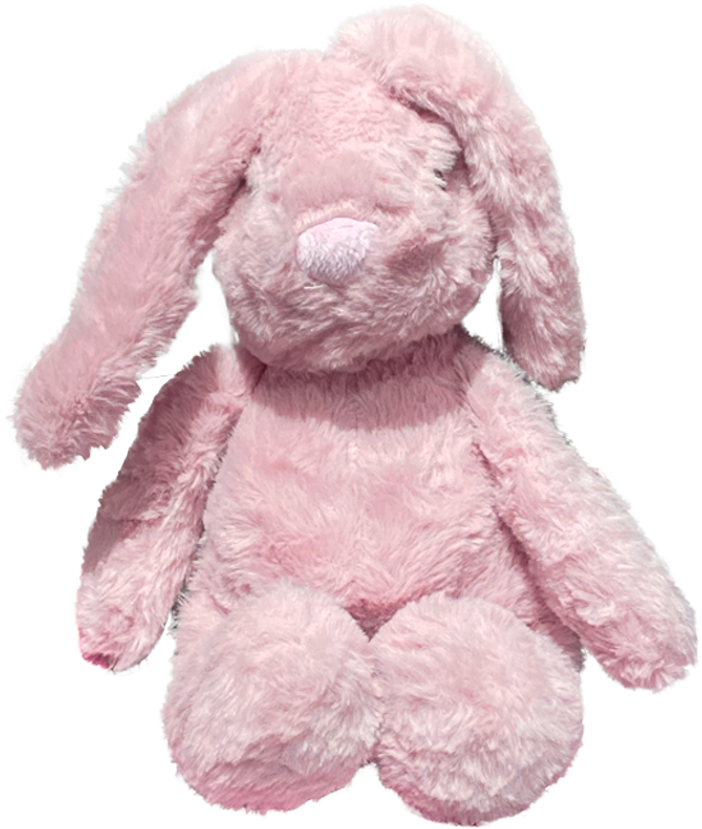 Tilbud på Stor Plysbamse - Pink Kanin (24cm) fra Basic & More til 68 kr.