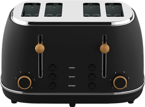 Witt Premium 4-slice Toaster sort 1500 watt (WITT PREMIUM)