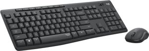 Logitech® | MK295 Silent - Tastatur og mus-sæt - trådløs - 2.4 GHz - Pan Nordic - grafit