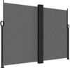 vidaXL Uttrekkbar sidemarkise 180x600 cm antrasitt