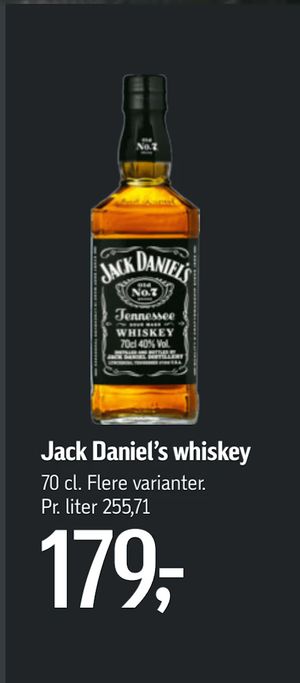 Jack Daniel’s whiskey