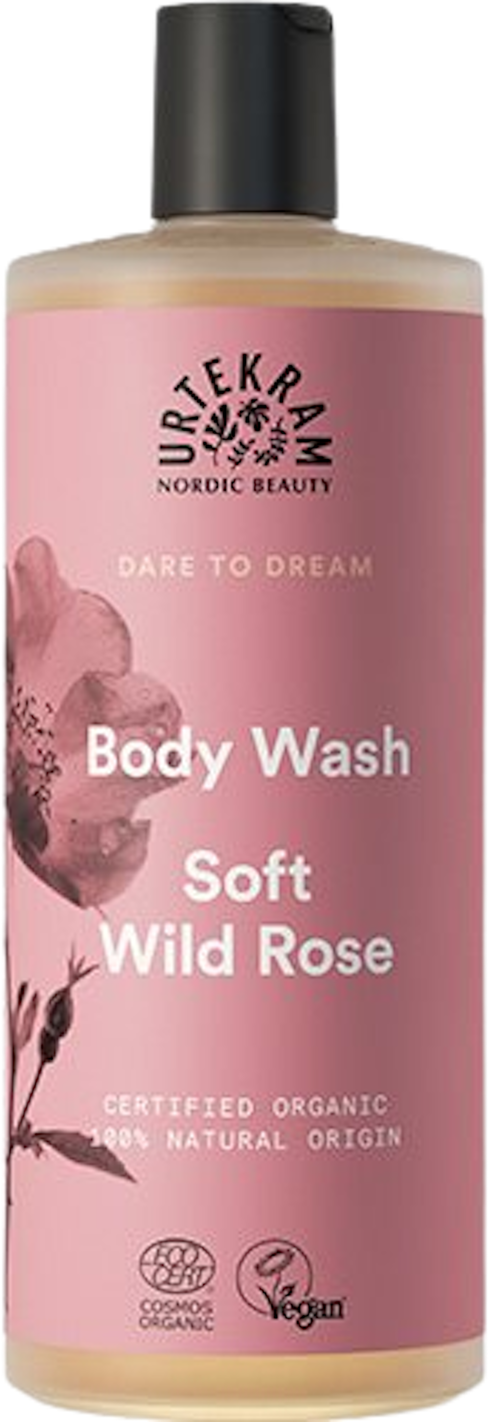 Tilbud på Body Wash Soft Wild Rose (Urtekram) fra Helsam til 79,95 kr.