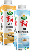 Mild yoghurt naturell, vanilj (Arla)