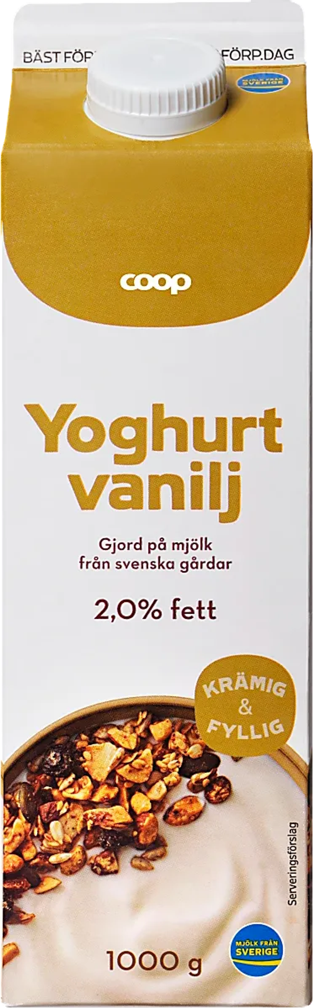 Erbjudanden på Vaniljyoghurt (Coop) från Coop X:-TRA för 35 kr