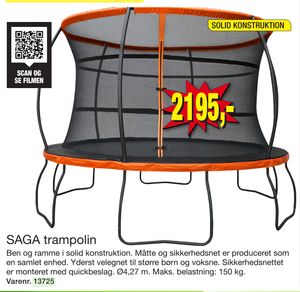 SAGA trampolin